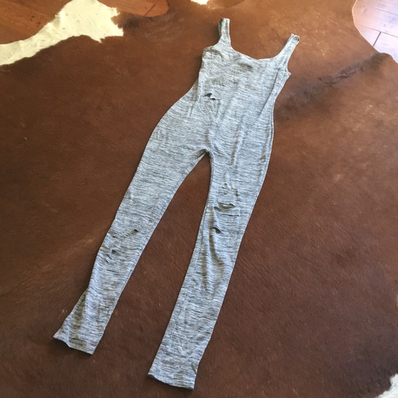 Fashion Nova Pants - Gray Jumpsuit